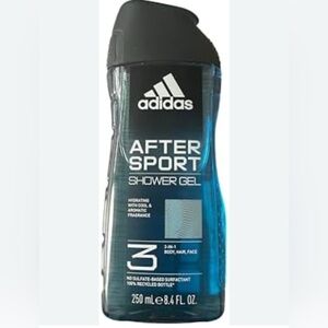 Adidas After Sport Shower Gel in Blue and Black